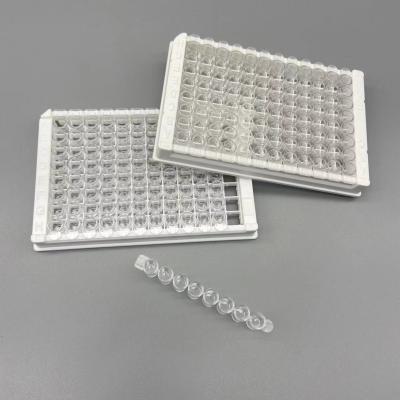 Elisa Plate - White & Clear