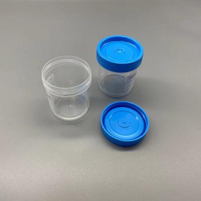 90ml Urine Container Blue Cap